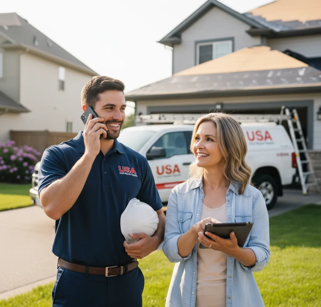 USA Roof Repair Experts customer support in St. Marys